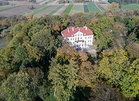 Zamek w Kijanach - Zdjęcie lotnicze, fot. ZeroJeden, X 2018