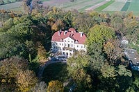 Zamek w Kijanach - Zdjęcie lotnicze, fot. ZeroJeden, X 2018