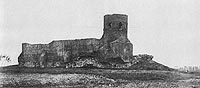 Koło - Zamek w Kole na zdjęciu z 1917 roku