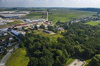 Zamek w Kornicach - Zdjęcie lotnicze, fot. ZeroJeden, VI 2021
