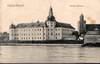 Zamek w Kostrzynie nad Odrą - Zamek na pocztówce z 1918 roku