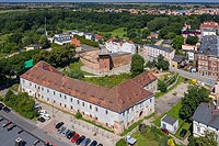 Zamek w Kdzierzynie-Kolu - Zdjcie lotnicze, fot. ZeroJeden, VI 2020