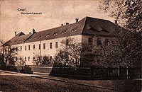 Zamek w Kędzierzynie-Koźlu - Zamek w Kędzierzynie-Koźlu na zdjęciu z lat 1920-30