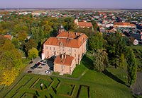 Zamek w Kominie - Zdjcie lotnicze, fot. ZeroJeden, X 2019