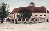 Zamek w Kożuchowie - Zamek w Kożuchowie na zdjęciu z 1905 roku