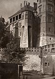 Zamek na Wawelu w Krakowie - Kurza stopka na zdjęciu Adama Lenkiewicza z 1939 roku