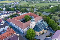 Zamek w Krapkowicach - Zdjcie z lotu ptaka, fot. ZeroJeden, V 2020