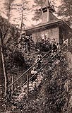 Krościenko - Zamek Pieniny w Krościenku na zdjęciu z lat 1910-15