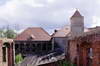 Zamek w Krośnie Odrzańskim - Widok z narożnika północno-zachodniego, fot. ZeroJeden, IV 2002