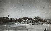 Kryłów - Zamek w Kryłowie na zdjęciu z 1943 roku