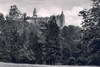 Zamek Książ - Widok na zamek z międzywojennej widokówki