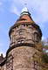 Zamek Książ - Widok od południa na południową wieżę zamkową, fot. ZeroJeden, IX 2003