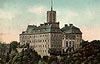 Zamek Książ - Zamek Książ na widokówce z około 1900 roku
