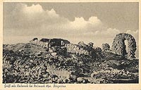 Zamek w Kurzętniku - Kurzętnik na pocztówce z 1941 roku