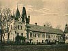 Zamek w Łące Prudnickiej - Zamek w Łące Prodnickiej na zdjęciu z około 1915 roku