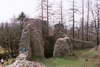 Zamek w Lanckoronie - Widok na narożnik południowo-zachodni, fot. ZeroJeden, V 2000