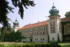 Zamek w Łańcucie - Zachodnie frontowe skrzydło zamku, fot. ZeroJeden, VIII 2001