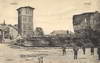 Zamek w Łęczycy - Zamek na widokówce z 1915 roku