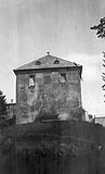 Lesko - Zamek w Lesku na zdjęciu z okresu międzywojennego