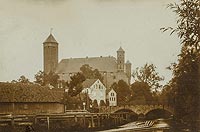 Lidzbark Warmiński - Zamek w Lidzbarku Warmińskim na zdjęciu z 1902 roku