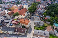Zamek w Lidzbarku Welskim - Zdjęcie lotnicze, fot. ZeroJeden, VII 2020