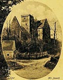 Zamek w Lipie Górnej - Zamek w Lipie Górnej na zdjęciu z 1921 roku
