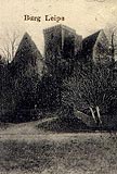 Zamek w Lipie Górnej - Zamek w Lipie Górnej na zdjęciu z lat 1915-22