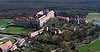 Klasztor w Lubiążu - Widok z lotu ptaka od północnego-zachodu, fot. ZeroJeden, IV 2013