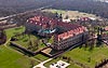 Klasztor w Lubiążu - Widok z lotu ptaka od północnego-wschodu, fot. ZeroJeden, IV 2013