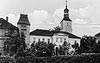 Zamek w Lubsku - Zamek w Lubsku na zdjęciu z około 1940 roku