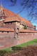 Zamek w Malborku - Południowy mur obwodowy Zamku Średniego, fot. ZeroJeden, IV 2004