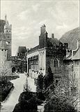 Zamek w Malborku - Zamek na międzywojennej widokówce