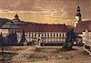 Międzylesie - Zamek w Międzylesiu na widokówce z lat 1915-1920