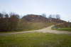 Zamek w Mielniku - Wzgórze zamkowe od strony Bugu, fot. ZeroJeden, XI 2006