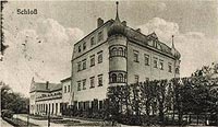 Zamek w Modle - Zamek w Modle na zdjęciu z lat 1910-40