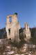 Zamek w Mokrsku Górnym - Narożnik południowo-wschodni i wschodni mur kurtynowy, fot. ZeroJeden, XI 2000
