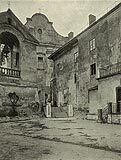 Morawica - Budynek zamkowy w Morawicy na zdjęciu z lat 1900-06