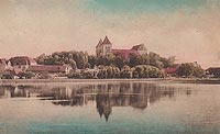 Nidzica - Zamek w Nidzicy na zdjęciu z lat 1900-10