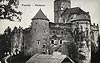 Zamek w Niedzicy - Zamek w Niedzicy na pocztówce z okresu międzywojennego