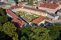 Zamek w Nysie - Zdjęcie lotnicze, fot. ZeroJeden, VII 2019