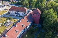Zamek w Nysie - Zdjęcie lotnicze, fot. ZeroJeden, VII 2019