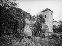 Nysa - Pozostałości zamku w Nysie na zdjęciu z lat 1915-20
