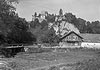 Zamek w Ojcowie - Ruiny zamku w Ojcowie na zdjęciu sprzed 1915 roku