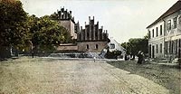 Olsztynek - Zamek w Olsztynku na zdjęciu z 1907 roku