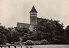 Olsztyn - Zamek w Olsztynie na zdjęciu z 1930 roku