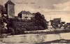 Zamek w Oświęcimiu - Zamek na pocztówce z 1919 roku