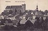 Otmuchów - Zamek w Otmuchowie na pocztówce z około 1910 roku