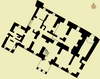 Zamek w Dubiecku - Plan najstarszej partii zamku w Dubiecku według J.T.Frazika  [<a href=/bibl_ksiazka.php?idksiazki=41&wielkosc_okna=d onclick='ksiazka(41);return false;'>źródło</a>]