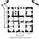 Dukla - Plan pierwszego piętra pałacu, 1903