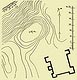 Zamek w Garbnie - Plan zamku z XIV-XV-wiecznego według A.Boettichera z 1898 roku  [<a href=/bibl_ksiazka.php?idksiazki=262&wielkosc_okna=d onclick='ksiazka(262);return false;'>źródło</a>]